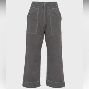 PALM ANGELS Judo Pants with Contrast Stitching